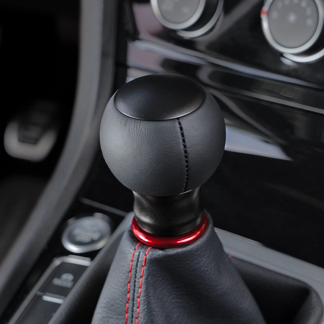 Billetworkz Fusion weighted shift knob in a car interior