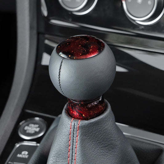 Billetworkz “Fusion” Weighted Shift Knob - Red Cosmic Space