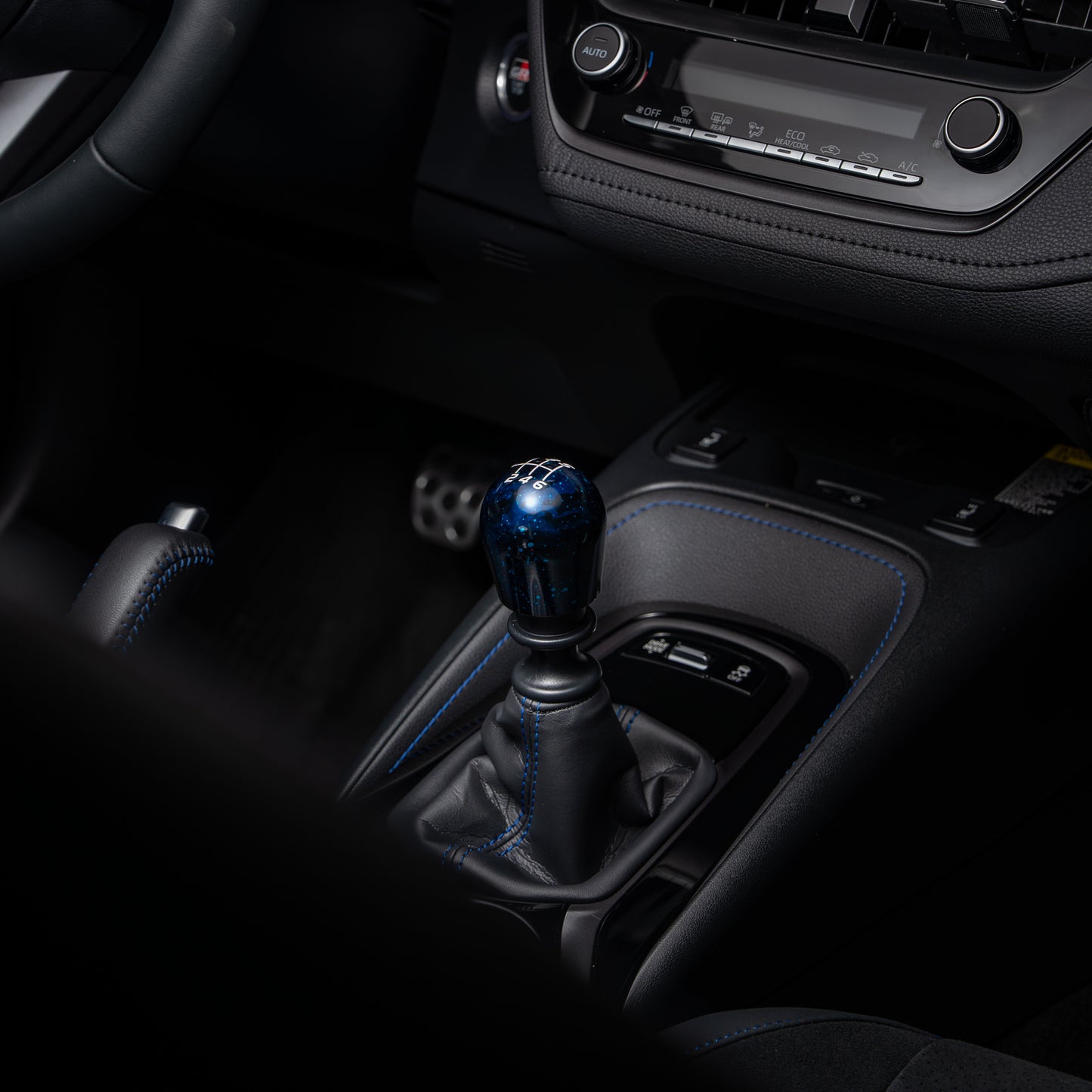 Billetworkz Cosmic Space Shift Knob 6-Speed Velocity Engraving for Toyota GR Corolla / Corolla Hatch