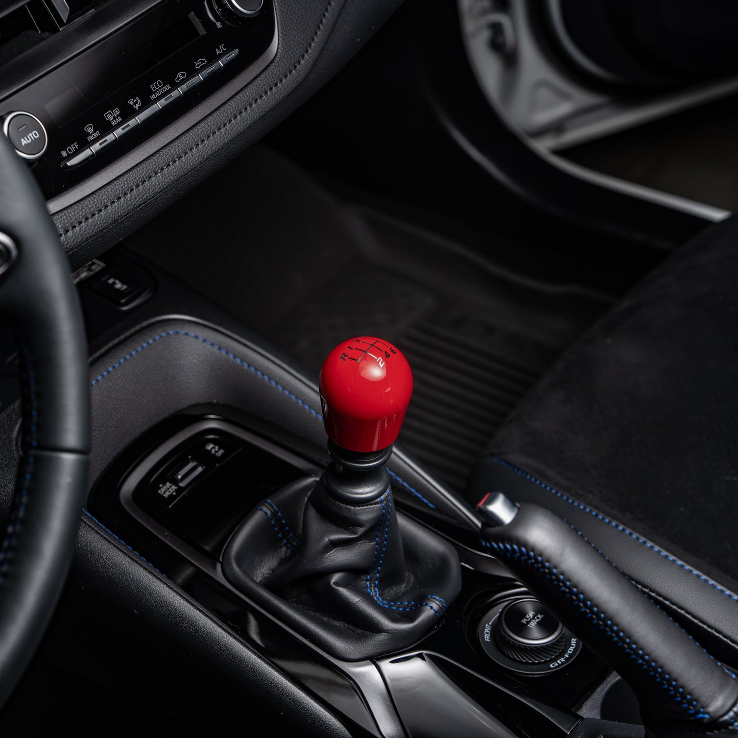 Billetworkz Weighted Shift Knob 6-Speed Velocity Engraving for Toyota GR Corolla / Corolla Hatch