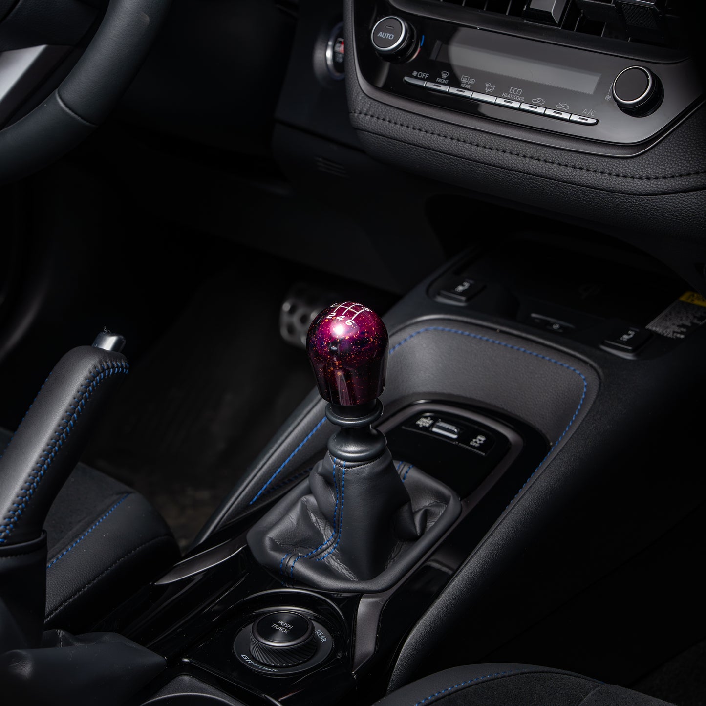 Billetworkz Cosmic Space Shift Knob 6-Speed Velocity Engraving for Toyota GR Corolla / Corolla Hatch
