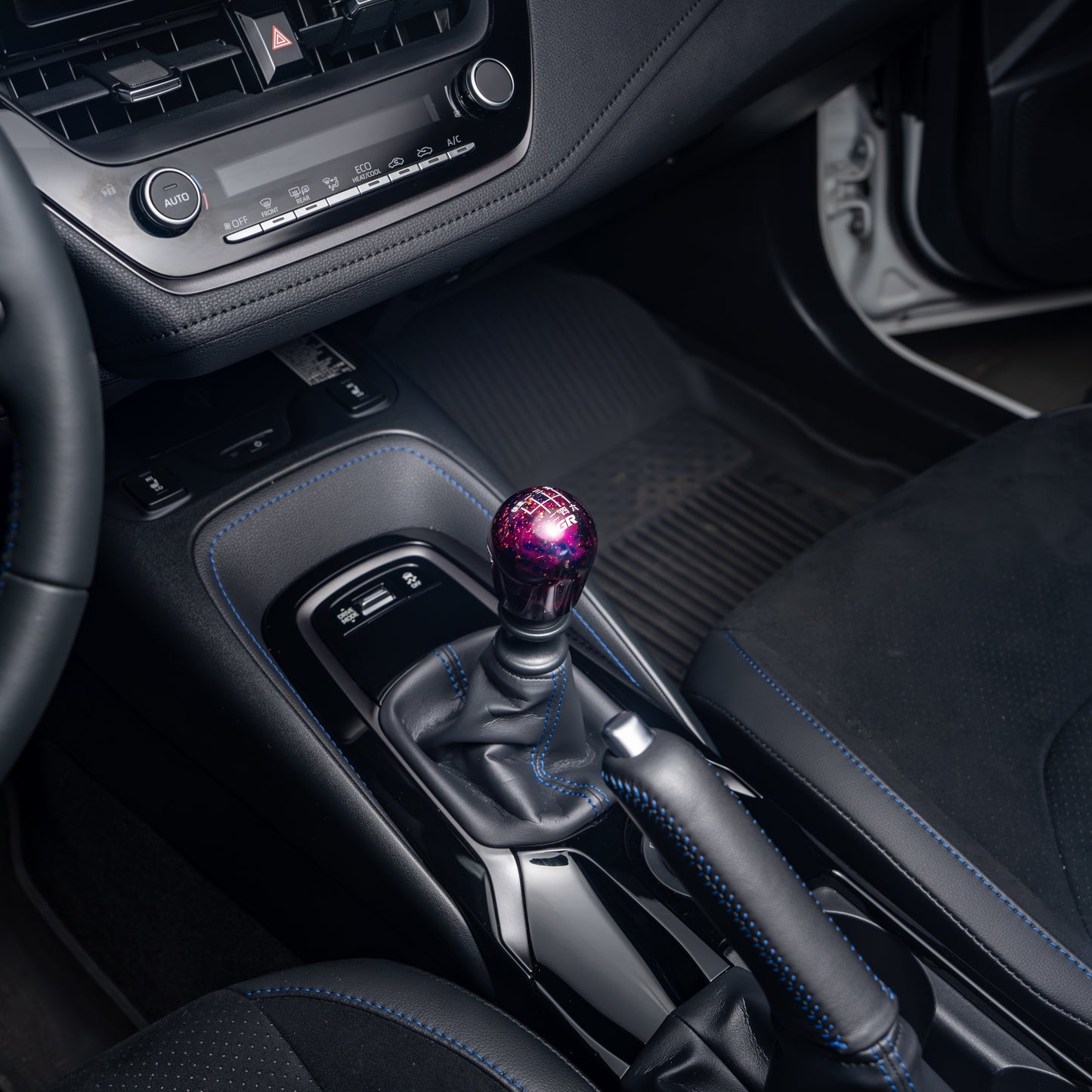 Billetworkz Cosmic Space Shift Knob 6-Speed Japanese GR Engraving for Toyota GR Corolla / Corolla Hatch