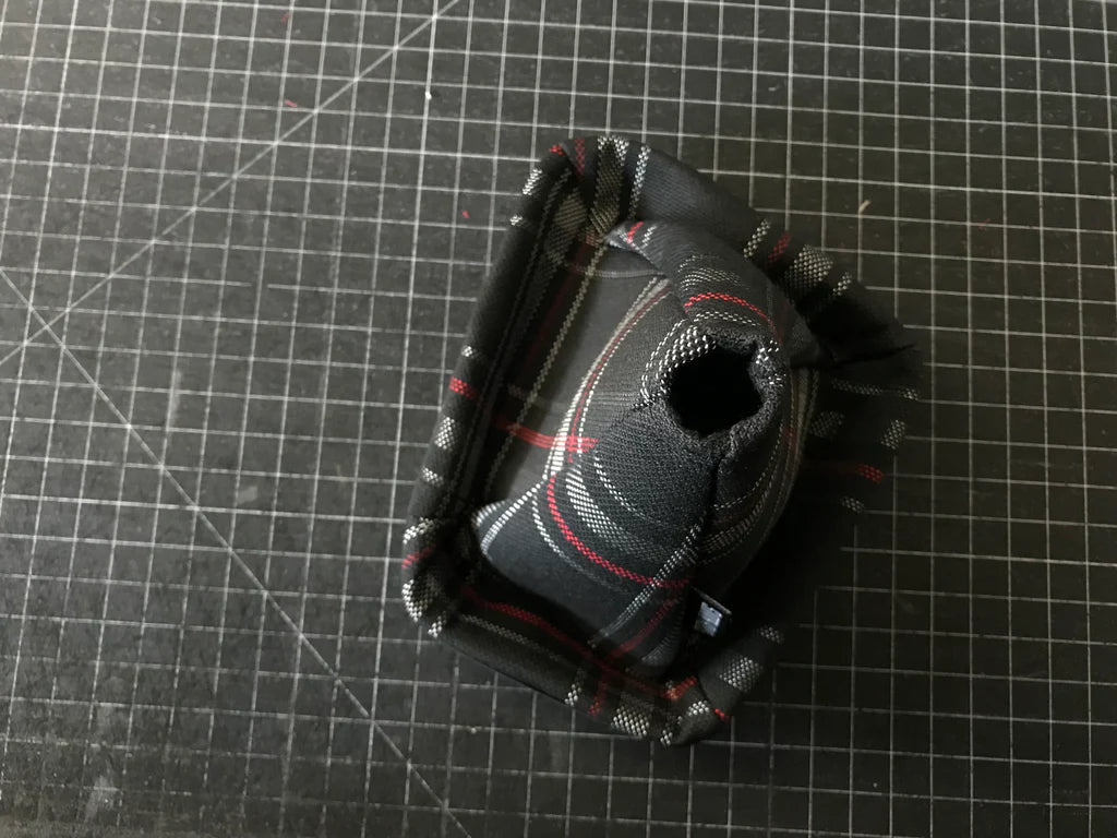 GTI Red Plaid Shift Boot by Stitch Boots