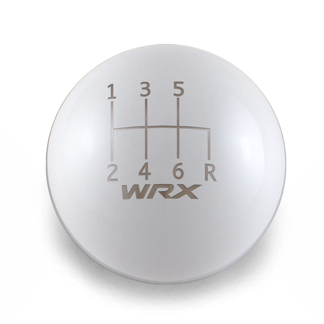 Billetworkz Weighted Shift Knob - 6 Speed WRX Standard Engraving - Subaru WRX 2015-2025