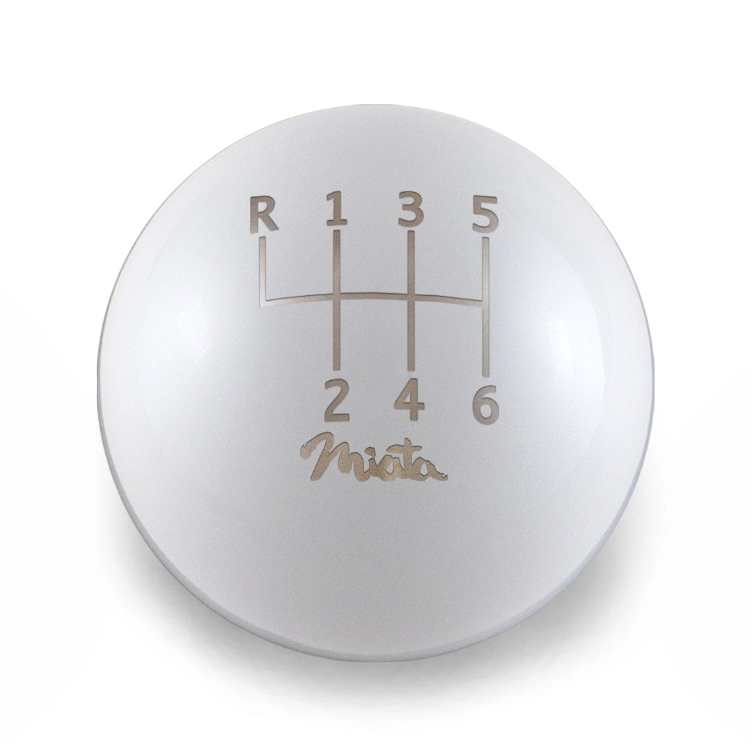 Billetworkz Weighted Shift Knob - 6-Speed Standard Miata Engraving