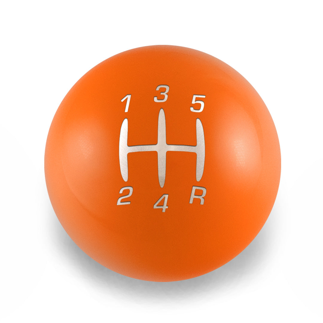 Billetworkz Weighted Shift Knob - 5 Speed Retro Engraving - Ford Mustang (2005-2010)