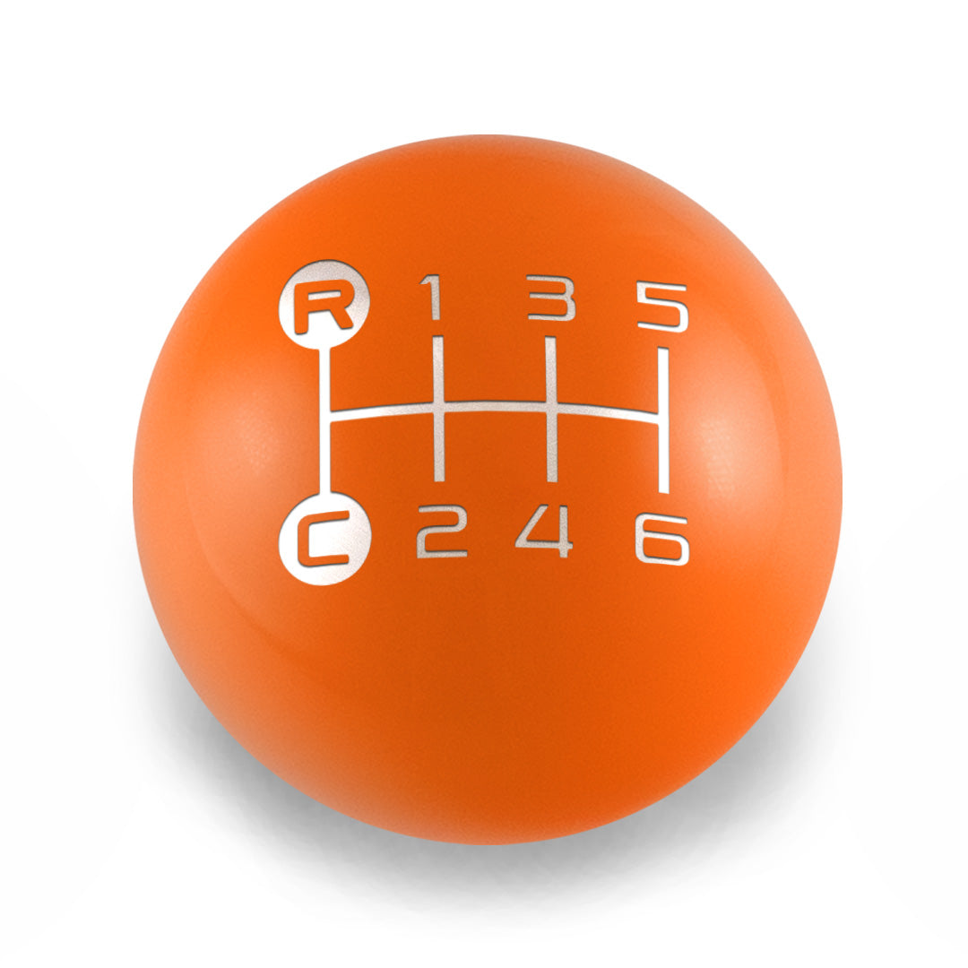 Billetworkz Weighted Shift Knob - 6-Speed with Crawl Engraving for