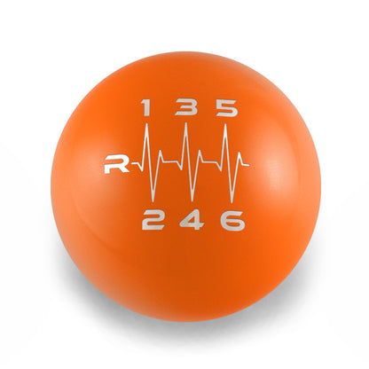 Billetworkz Weighted Shift Knob - 6-Speed Heartbeat Engraving for Chevy Cruze 2011-2019