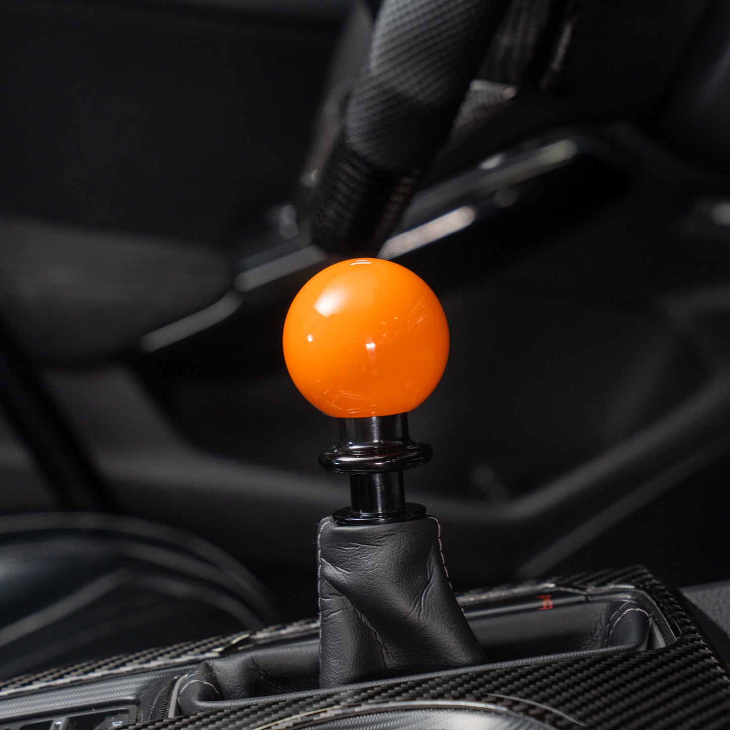 Billetworkz Weighted Automatic Shifter - Gloss Orange - Honda Civic (2012–2026)