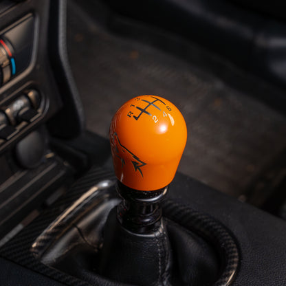 Billetworkz Weighted Shift Knob - Coyote Engraving - Ford Mustang (2015+)