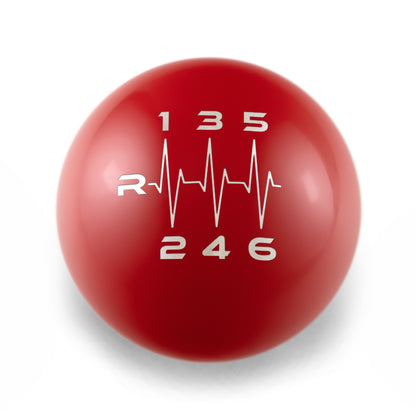 Billetworkz Weighted Shift Knob - 6-Speed Heartbeat Engraving for Chevy Cruze 2011-2019