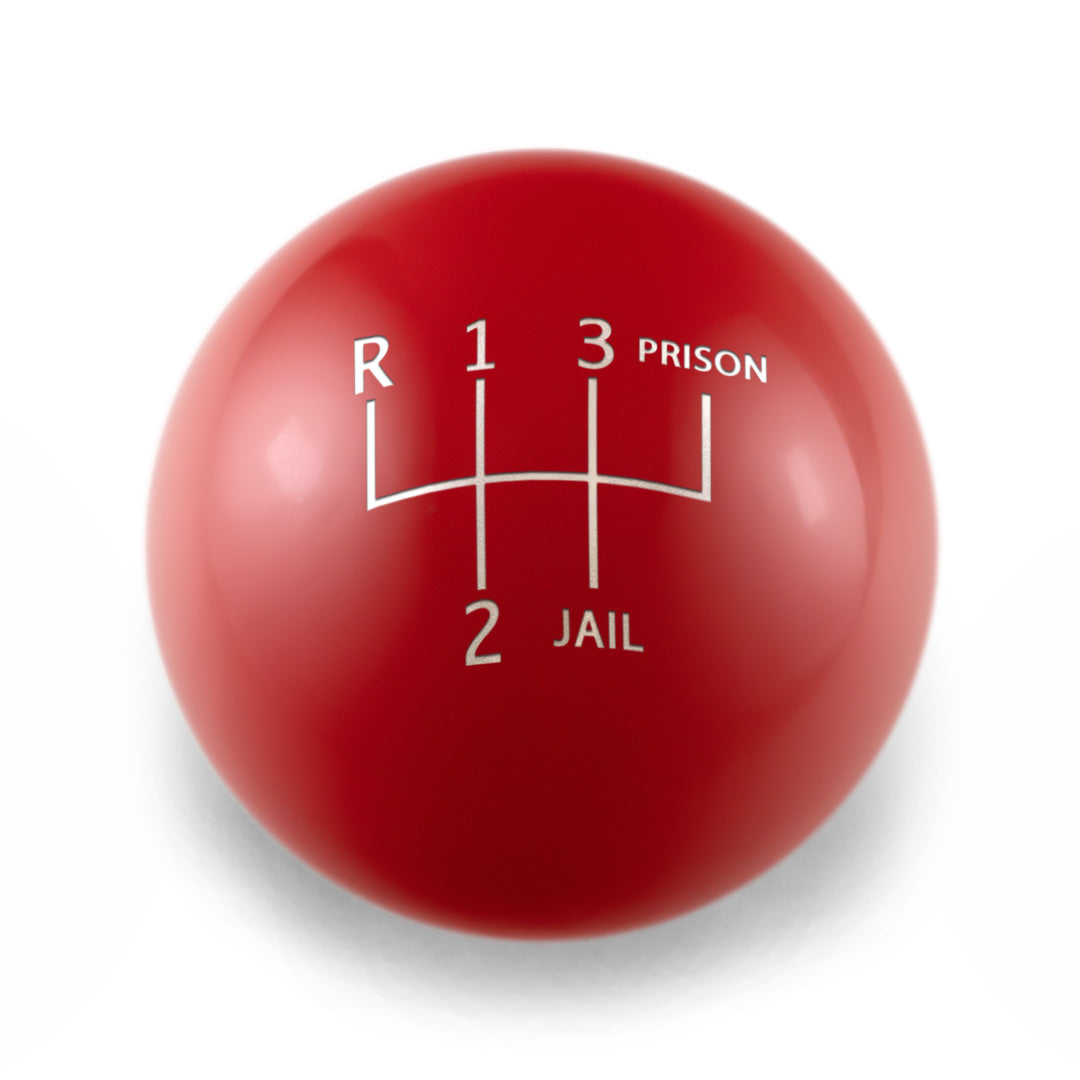 Billetworkz Weighted Shift Knob - 5-Speed Jail-Prison Engraving for BMW