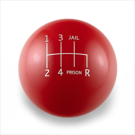 Billetworkz Weighted Shift Knob - 6 Speed Jail-Prison Engraving - Subaru WRX 2015-2025