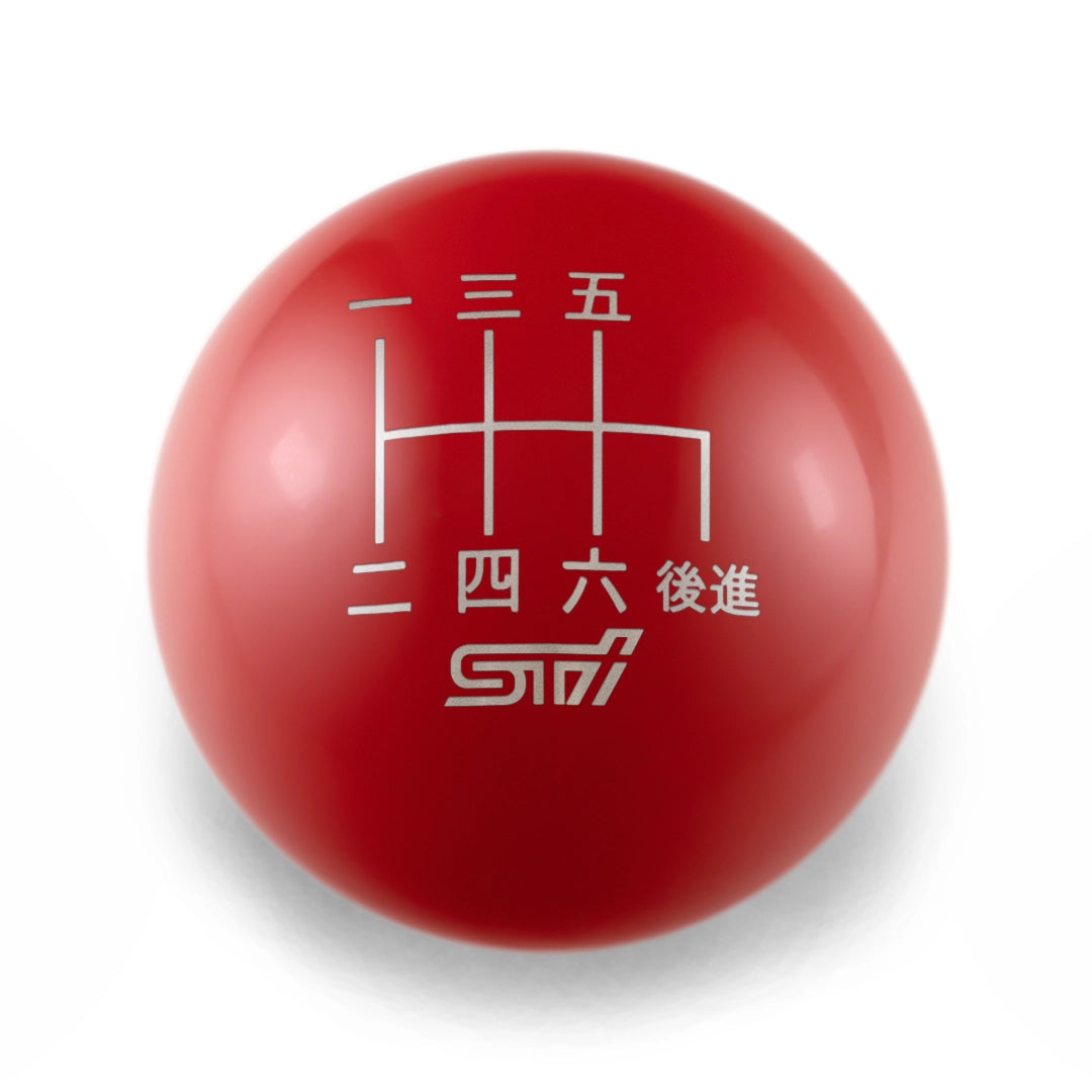 Billetworkz Weighted Shift Knob - 6 Speed STI Japanese Engraving - Subaru STI