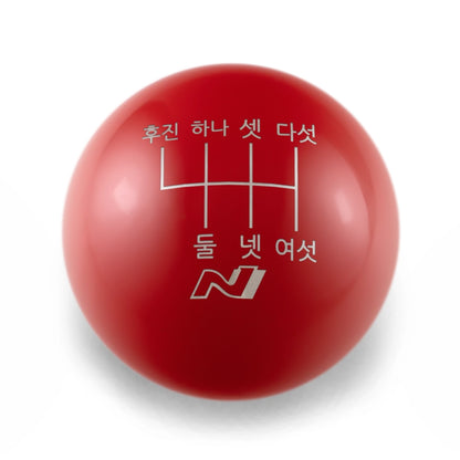 Billetworkz Weighted Shift Knob - 6-Speed Korean and N Engraving for Veloster / Elantra 6-Speed (2019+)