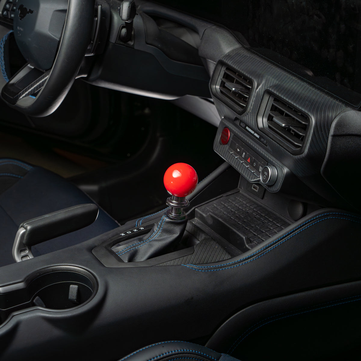 Billetworkz Automatic Shifter - Gloss Red - Ford Mustang (2015-2025)