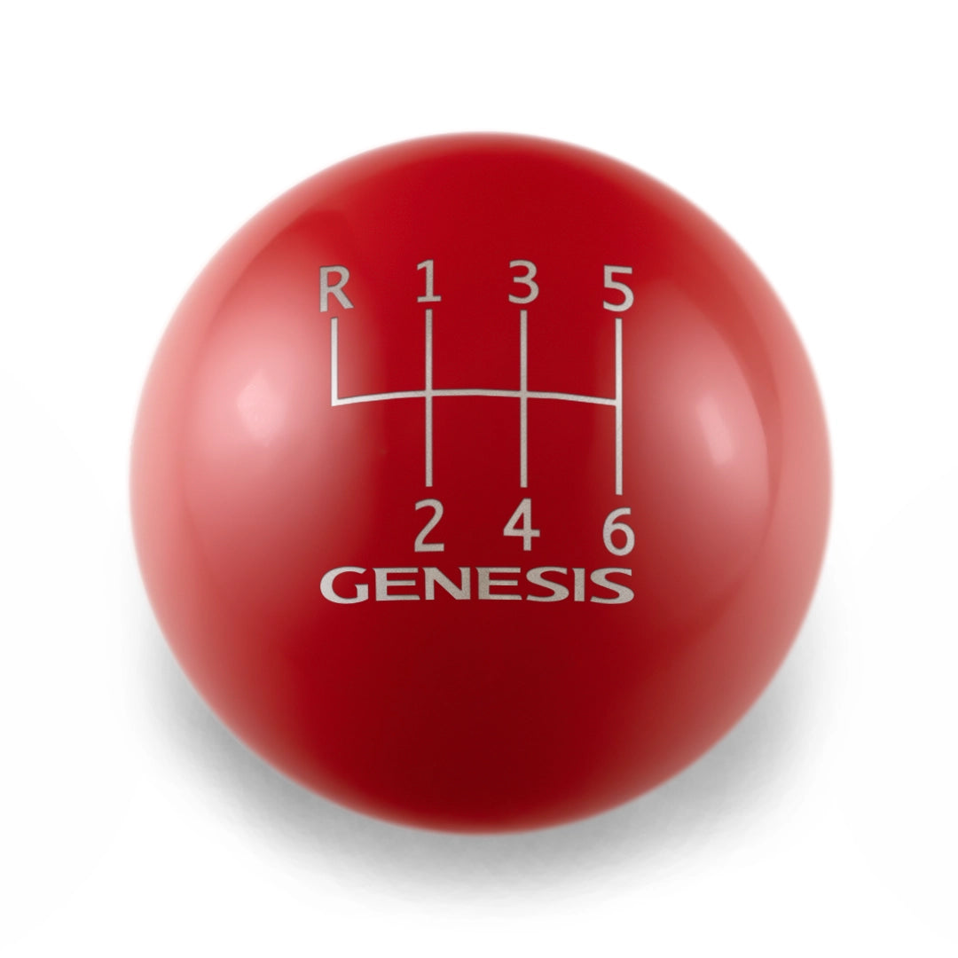 Billetworkz Weighted Shift Knob - 6-Speed Standard with Genesis Engraving for Hyundai Genesis