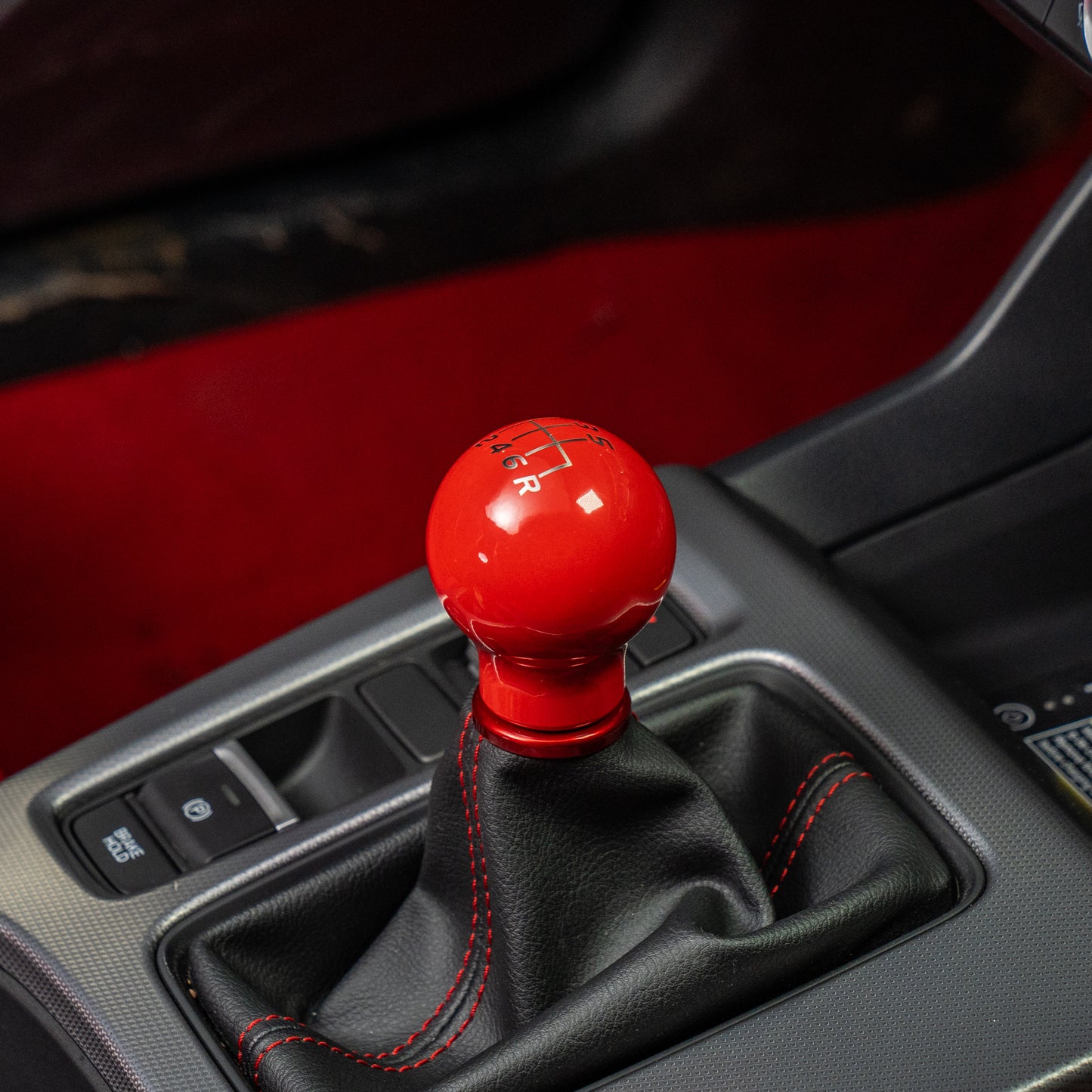 Billetworkz Weighted Shift Knob - 6-Speed Velocity Engraving for Honda