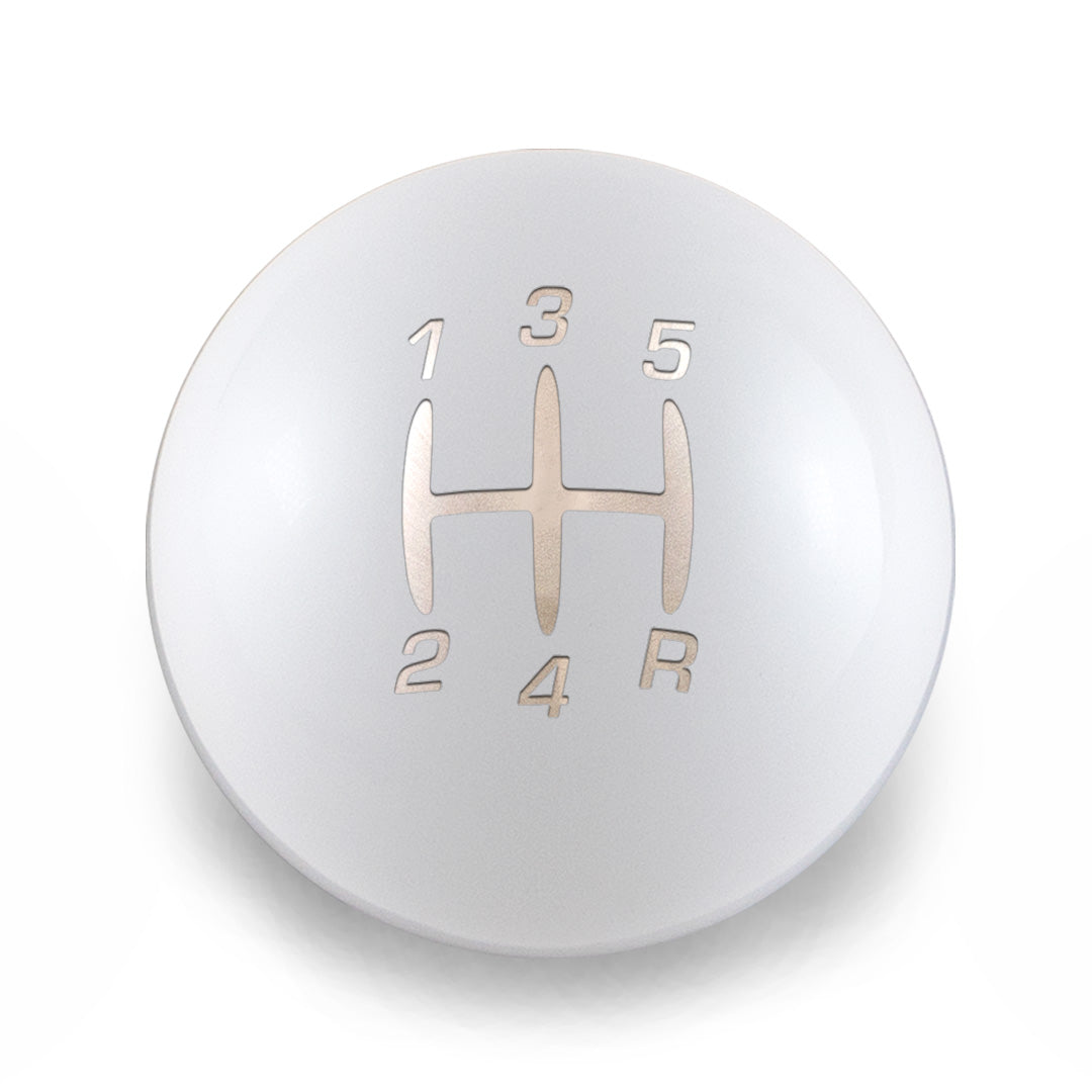 Billetworkz Weighted Shift Knob - 5 Speed Retro Engraving - Ford Mustang (2005-2010)