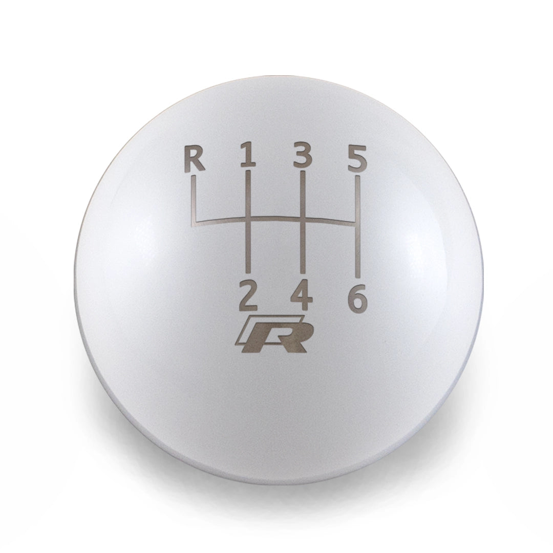 Billetworkz Weighted Shift Knob - 6-Speed Standard with Golf R Engraving - Volkswagen