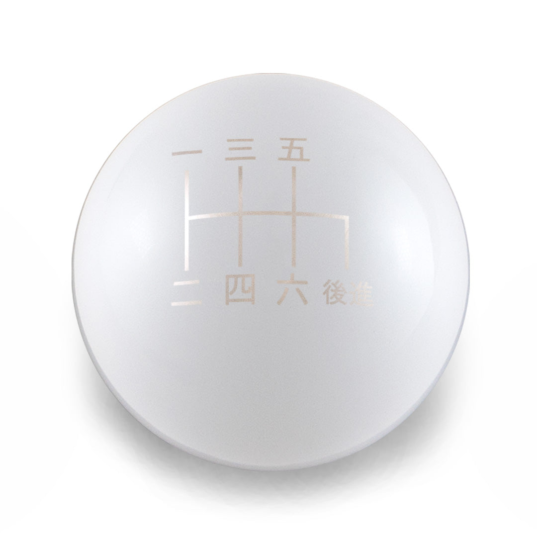 Billetworkz Weighted Shift Knob - 6 Speed Japanese Engraving - Subaru STI