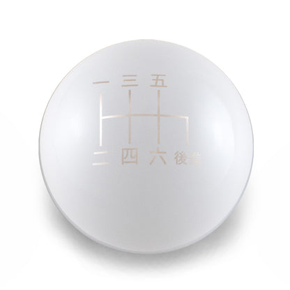 Billetworkz Weighted Shift Knob - 6 Speed Japanese Engraving - Subaru STI