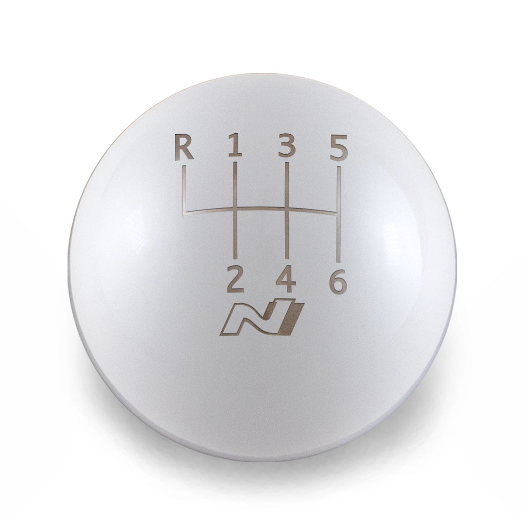 Billetworkz Weighted Shift Knob - 6-Speed Standard and N Engraving for Veloster / Elantra 6-Speed (2019+)