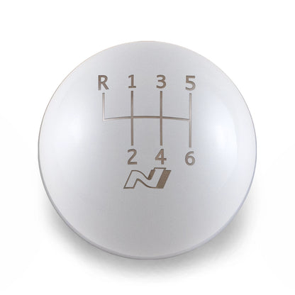 Billetworkz Weighted Shift Knob - 6-Speed Standard and N Engraving for Veloster / Elantra 6-Speed (2019+)