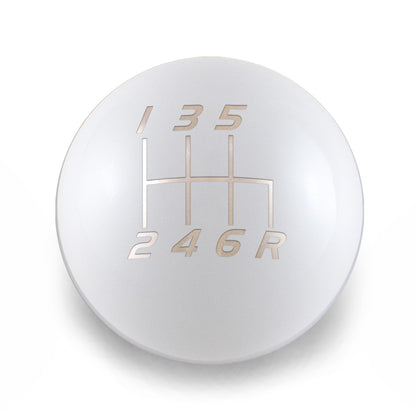 Billetworkz Weighted Shift Knob - 6 Speed Velocity Engraving - Subaru STI