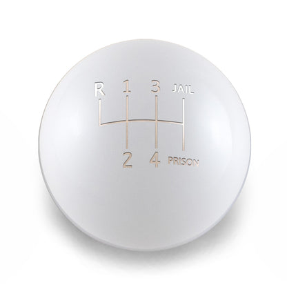 Billetworkz Weighted Shift Knob - 6-Speed Jail-Prison Engraving for BMW