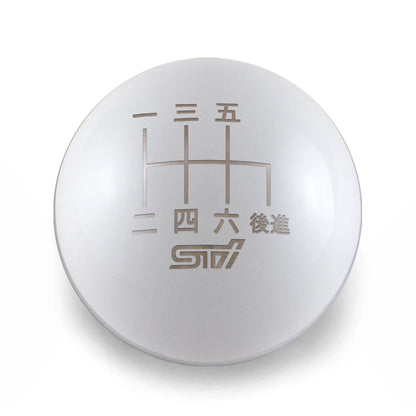 Billetworkz Weighted Shift Knob - 6 Speed STI Japanese Engraving - Subaru STI