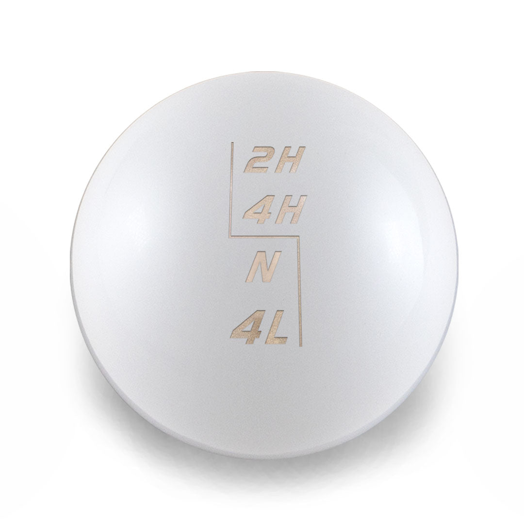 Billetworkz Jeep Transfer Case Knob - Weighted Velocity Engraving