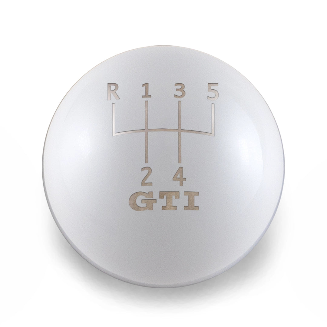 Billetworkz Weighted Shift Knob - 5-Speed Standard GTI Engraving - Volkswagen