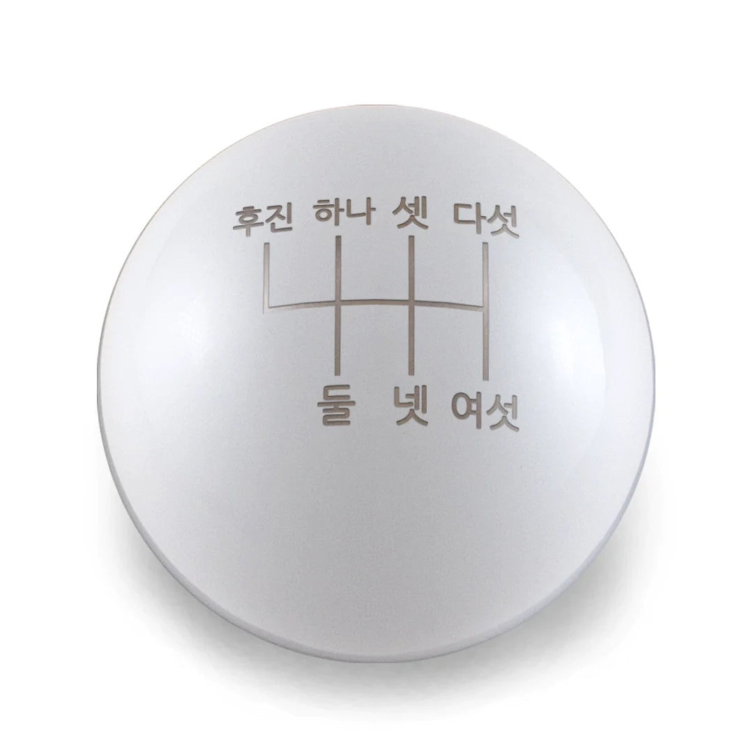 Billetworkz Weighted Shift Knob - 6-Speed Korean Engraving - Hyundai Genesis