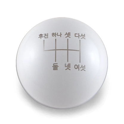 Billetworkz Weighted Shift Knob - 6-Speed Korean Engraving - Hyundai Genesis
