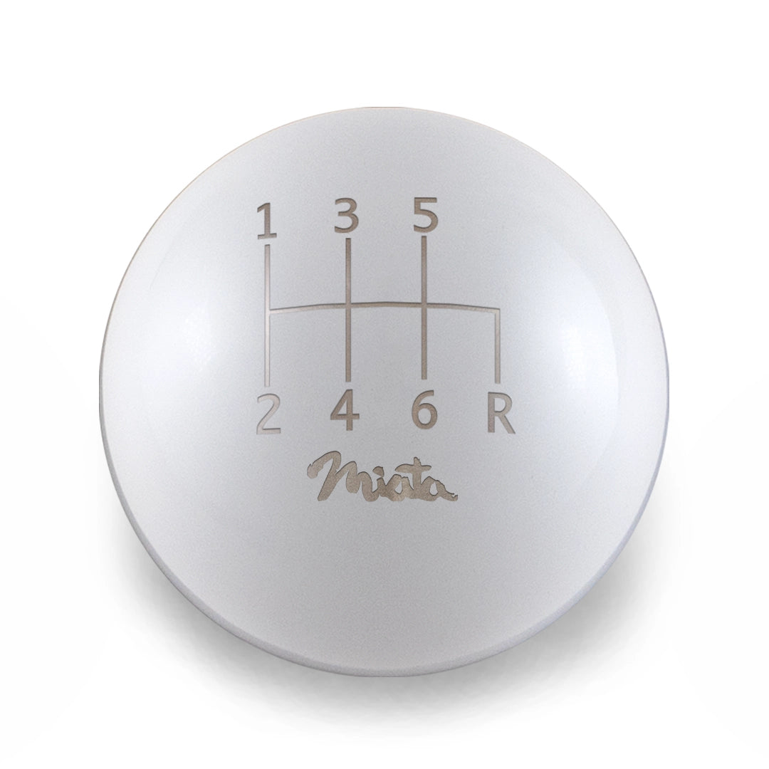 Billetworkz Weighted Shift Knob - 6-Speed Standard Miata Engraving for Mazda (RRD)