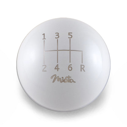 Billetworkz Weighted Shift Knob - 6-Speed Standard Miata Engraving for Mazda (RRD)