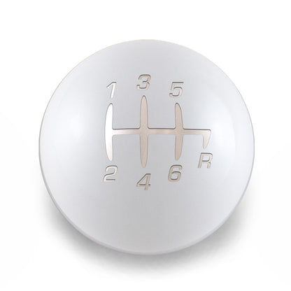 Billetworkz Weighted Shift Knob - 6-Speed Retro Engraving - Jeep Wrangler JK (2007–2018)