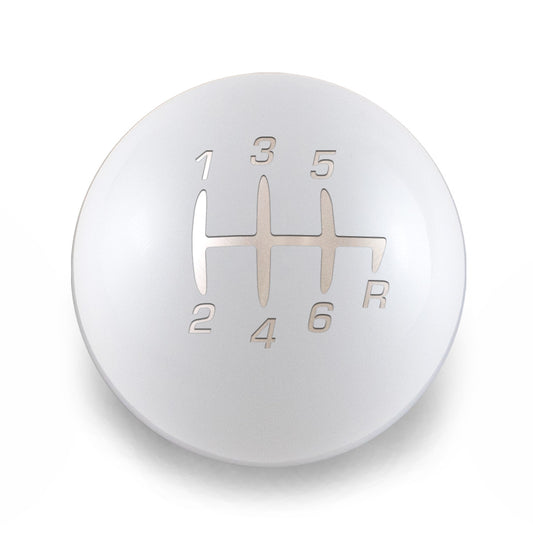 Billetworkz Weighted Shift Knob - 6-Speed Retro Engraving - Jeep Wrangler JK (2007–2018)