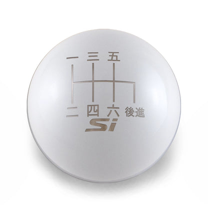 Billetworkz Weighted Shift Knob - 6-Speed Si Japanese Engraving - Honda