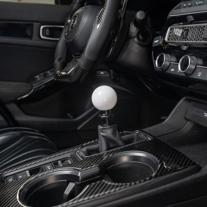 Billetworkz Weighted Automatic Shifter - Gloss White - Honda Civic (2012–2026)