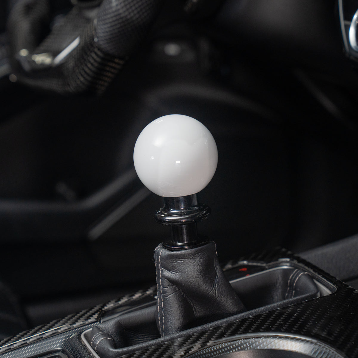 Billetworkz Weighted Automatic Shifter - Gloss White - Honda Civic (2012–2026)