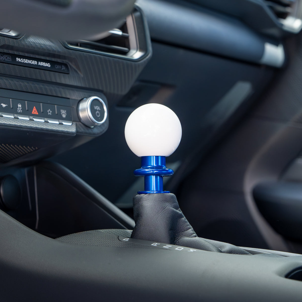 Billetworkz Automatic Shifter - Gloss White - Ford Mustang (2015-2025)