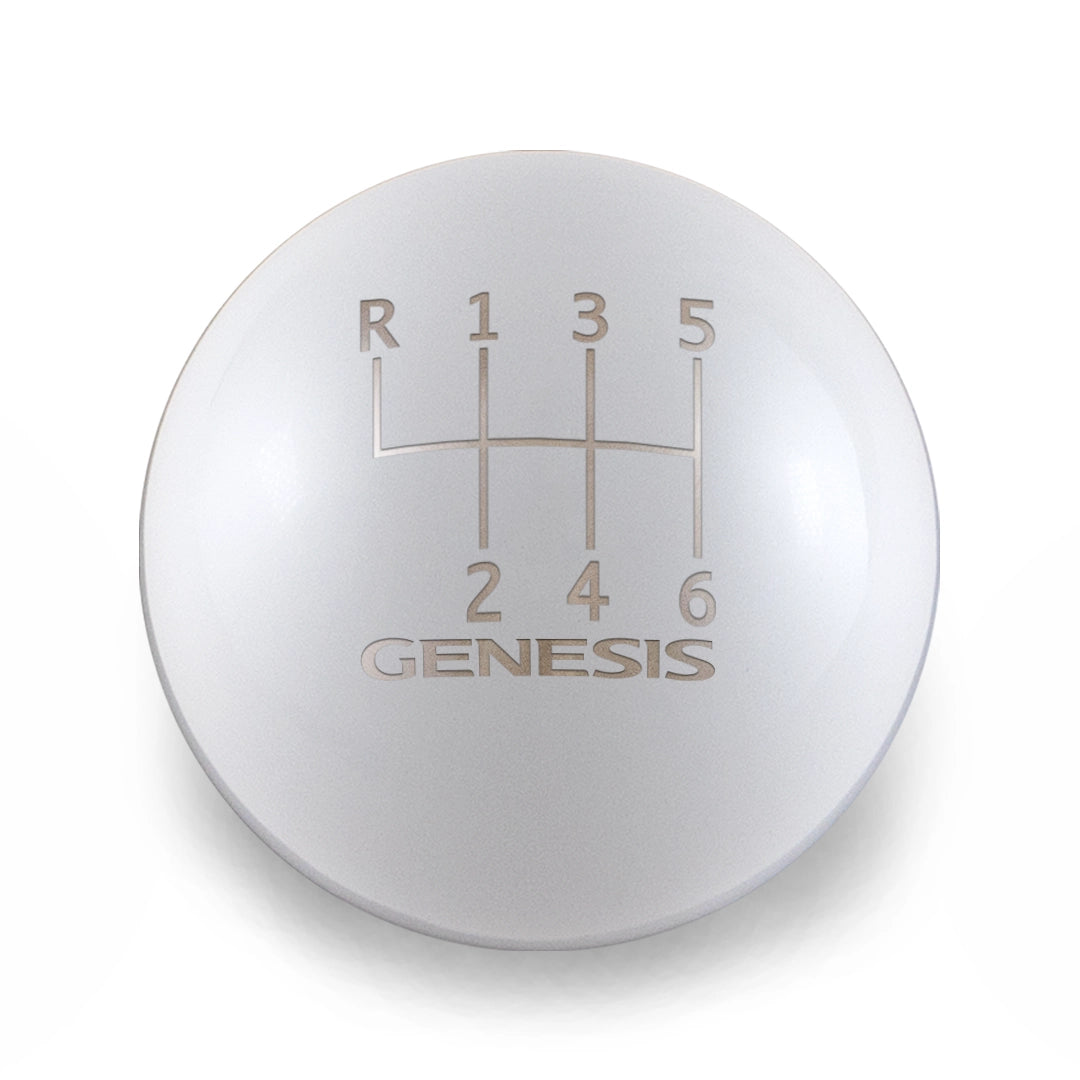 Billetworkz Weighted Shift Knob - 6-Speed Standard with Genesis Engraving for Hyundai Genesis