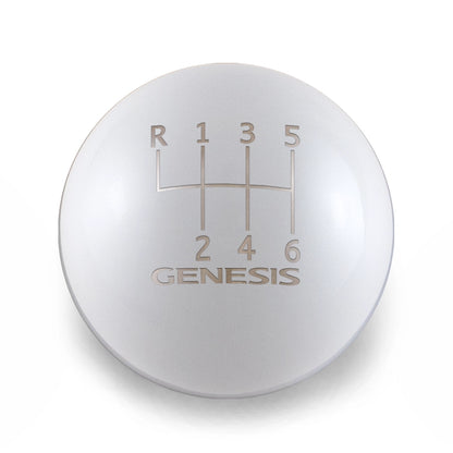 Billetworkz Weighted Shift Knob - 6-Speed Standard with Genesis Engraving for Hyundai Genesis