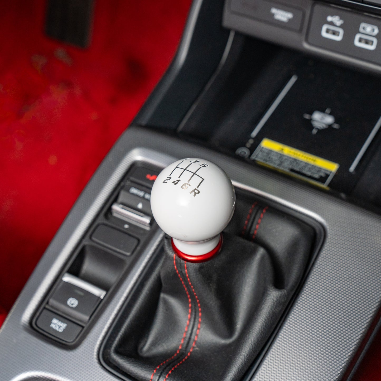 Billetworkz Weighted Shift Knob - 6-Speed Velocity Engraving for Honda