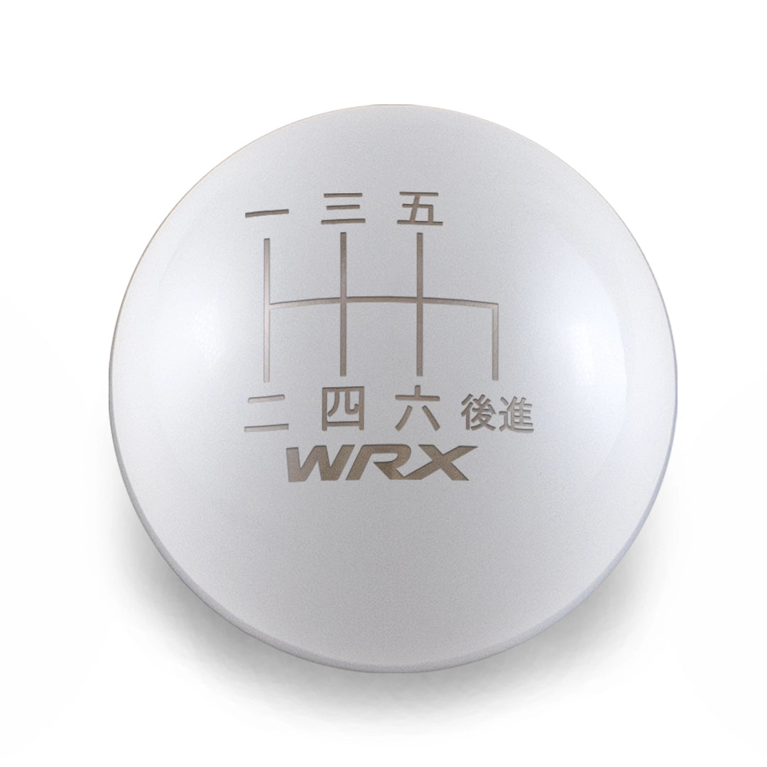 Billetworkz Weighted Shift Knob - 6 Speed WRX Japanese Engraving - Subaru WRX 2015-2025