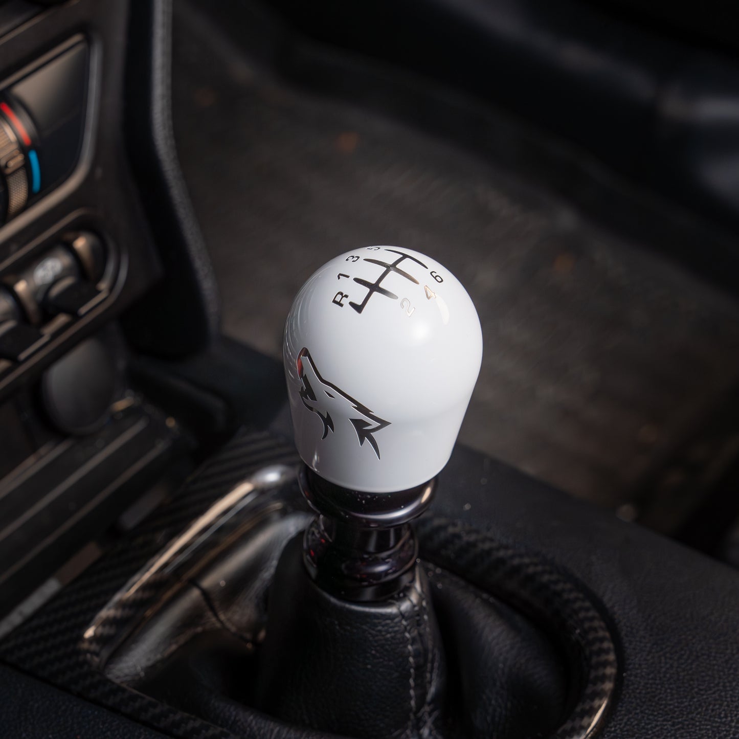 Billetworkz Weighted Shift Knob - Coyote Engraving - Ford Mustang (2015+)
