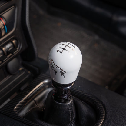 Billetworkz Weighted Shift Knob - Coyote Engraving - Ford Mustang (2015+)