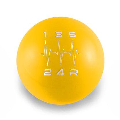 Billetworkz Weighted Shift Knob - 5-Speed Heartbeat Engraving Chevy Cobalt SS 2005-2010